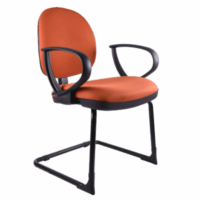BM 608 silla para visitante con brazos y trineo