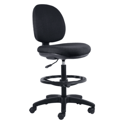 CS 84 silla secretarial básica, asiento amplio